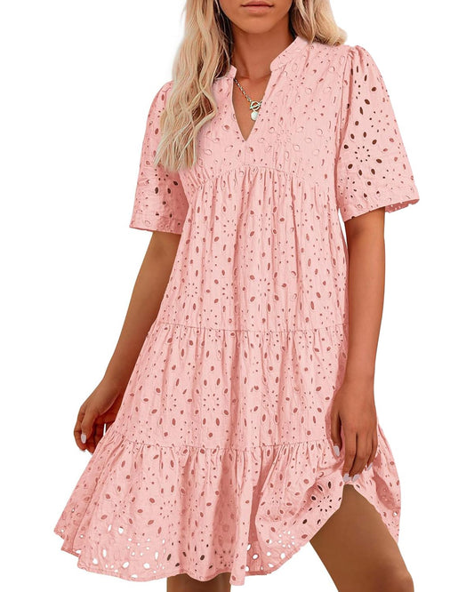 ⏰2025 Vendita calda - Mini abito elegante da donna con balze in pizzo