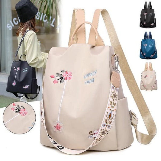 🎅 Offerte di Natale 50% OFF🎁 Zaino Oxford impermeabile ricamato a fiori