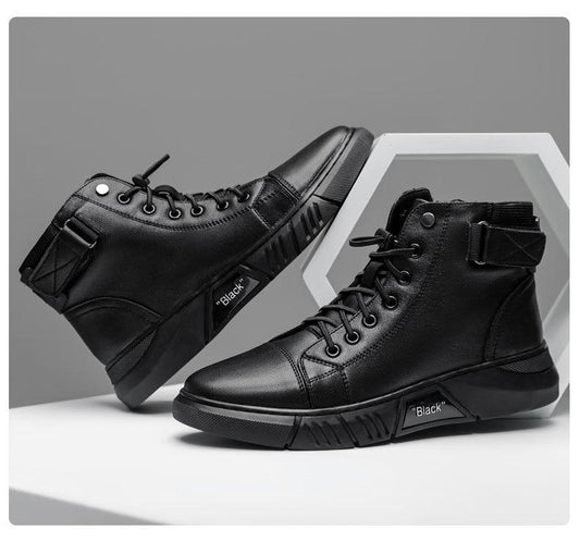 🔥Vendita del venerdì nero🔥Stivali in pelle calda nera