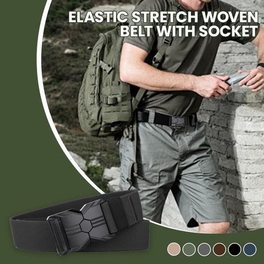 🔥2025 HOT SALE - 46% OFF🔥Cintura elastica in tessuto elasticizzato con zoccolo