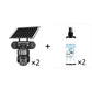 📢📢 40% OFF !!! ⏰ Telecamera di sicurezza Wi-Fi esterna 6K 9MP | Zoom 10x, 3 obiettivi, PTZ 360° | IP66 impermeabile, Visione notturna a colori, Audio bidirezionale, Motion Tracking