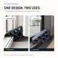 🚪 Acquistane 1, ricevi 1 in omaggio💕Ferma Porta per Binari Scorrevoli – Riduce gli Urti e gli Sbat­timenti | Installazione su Finestre e Porte Balcone | Struttura Compatta in PP 🛡️