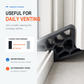 🚪 Acquistane 1, ricevi 1 in omaggio💕Ferma Porta per Binari Scorrevoli – Riduce gli Urti e gli Sbat­timenti | Installazione su Finestre e Porte Balcone | Struttura Compatta in PP 🛡️