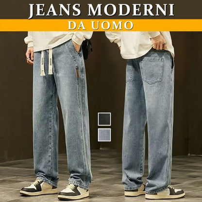 🔈🔈SCONTO DEL 60%!!🔥Jeans larghi e dritti da uomo👖💥