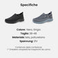 Sneakers Ortopediche Slip-On da Uomo, Traspiranti e Confortevoli con Solette in Memory Foam