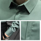 Camicia da uomo senza pieghe con bottoni