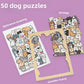 🎁Saldi natalizi 50% DI SCONTO🎅Puzzle in legno a forma di gatto in colori Morandi da 135 pezzi