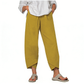 💥Offerta limitata: 50% di sconto💥Pantaloni vintage asimmetrici con elastico in vita e tasche