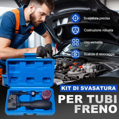 Kit Flangiatubi Professionale per Tubi Freni - Universale per Auto, Camion e Moto