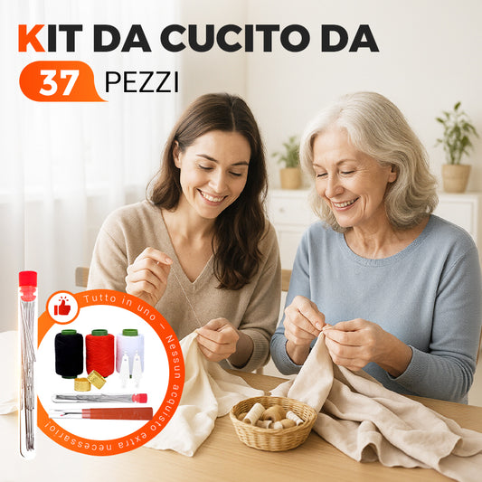 Set di strumenti da cucito da 37 pezzi
