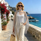 Copricostume Estivo all'Uncinetto Metallizzato – Leggero, Fluido e Elegante Senza Sforzo outfit estivo