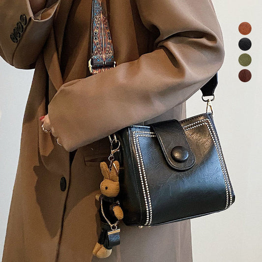 👜BorsaDi Moda Vintage Con Tracolla Larga E Regolabile