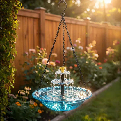 🔥💐 OFFERTA GIORNATA DI PRIMAVERA - 50% DI SCONTO ⚡ OLTRE 50.000 VENDUTI! 🐦 Fontana solare a cascata per uccelli