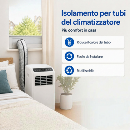 📢Copertura isolante per tubi dell’aria condizionata: un accessorio indispensabile per la casa d’estate