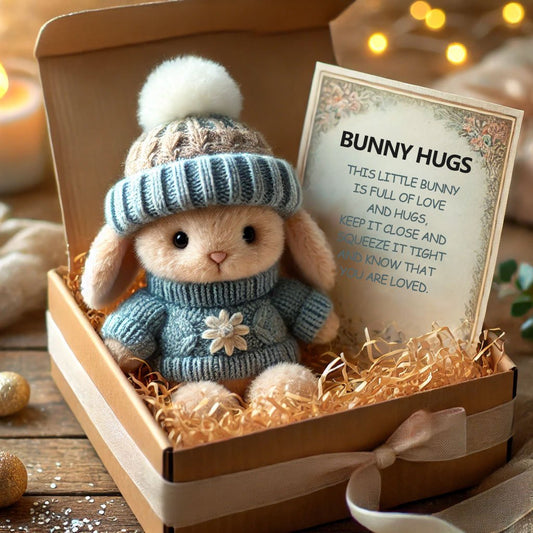 🔥Paasuitverkoop 50% KORTING🐇- Handgemaakt Mini Konijn Knuffel Leuk Paascadeau🎁