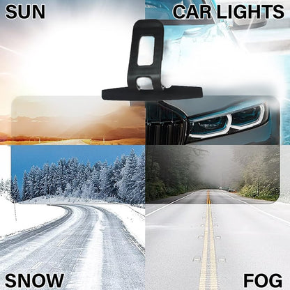 🕶️ ACQUISTA 2, RICEVI 1 GRATIS ! 🔥 Visiera Antiriflesso per Guida – Blocca Abbagliamento da Sole e Neve, Visione Chiara & Adattamento Universale 🚗