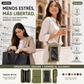 🔥-50% OFFERTA LIMITATA🔒 Borsa in pelle antifurto con protezione RFID, sicura ed elegante, ideale per l'uso quotidiano e i viaggi 🛡️✨