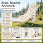 🪑 SCONTO DEL 50%! 🌿 Sedia pieghevole, regolabile e portatile per uso esterno – Leggera, robusta e versatile – Ideale per il giardino, il campeggio, la spiaggia o il terrazzo – Facile da trasportare e da montare 🏕️✨