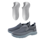 Sneakers Ortopediche Slip-On da Uomo, Traspiranti e Confortevoli con Solette in Memory Foam
