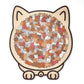 🎁Saldi natalizi 50% DI SCONTO🎅Puzzle in legno a forma di gatto in colori Morandi da 135 pezzi