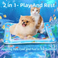 Tappetino Sensoriale ad Acqua 💦 Relax & Gioco 🌊 Antistress per Gatti e Cani 🐾 Rinfrescante e Anti-graffio! 😺🐶