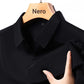 T-shirt da Uomo Casual Traspirante e Antipiega con Colletto a Revers