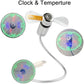 Ventilatore USB con Orologio LED Luminoso