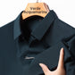 T-shirt da Uomo Casual Traspirante e Antipiega con Colletto a Revers