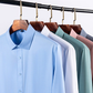 Camicia da uomo senza pieghe con bottoni