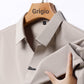 T-shirt da Uomo Casual Traspirante e Antipiega con Colletto a Revers