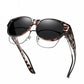 👓 SCONTO DEL 50% IN QUESTO MOMENTO! ⚡ Occhiali da sole oversize a occhio di gatto – Lenti polarizzate UV400, indossabili sopra gli occhiali da vista e dal design alla moda per donna ✨