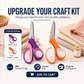 🔥SALDI CALDI 50% DI SCONTO🎁✂️ Forbici a zig‑zag – Acciaio inox, manici ergonomici imbottiti – Perfette per cucito, trapunte e scrapbooking! 🧵💨