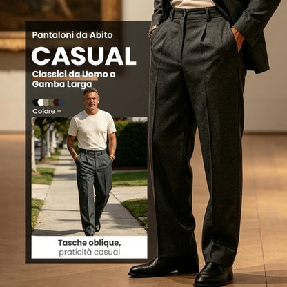 🥳 Le vendite hanno superato le 50.000 unità! 🥳 Sconto del 50%! Pantaloni casual da uomo dal taglio morbido, freschi e traspiranti con piega frontale. Un capo essenziale del guardaroba. 👖🕊️