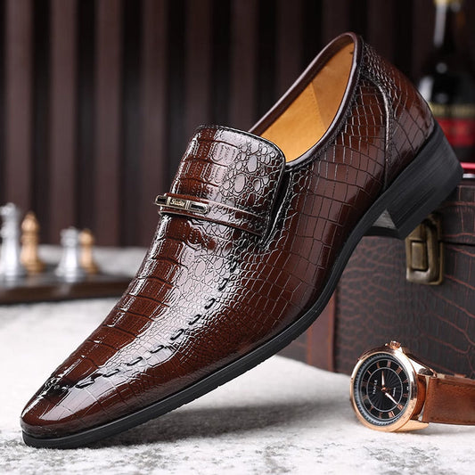 👞 Scarpe da uomo in pelle comode e lussuose🐊✨🔥