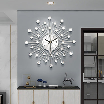 ✨🕰️ 60% di sconto ⚡ Orologio da parete con strass – Silenzioso, lusso minimalista e resistente! Perfetto per soggiorno, sala da pranzo o ingresso 💎🏡