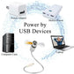 Ventilatore USB con Orologio LED Luminoso