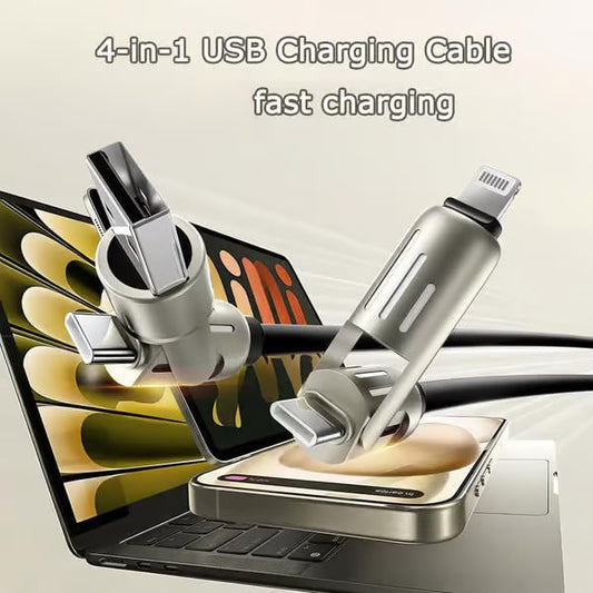 Cavo di ricarica USB 4 in 1- Ricarica rapida MAX 240 W