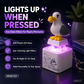 📢Acquistane 2 il 1 in omaggio💕Portachiavi elettronico luminoso “Mine Little Bird” con attivazione vocale: portachiavi creativo a forma di papera con funzione “premi per giocare”
