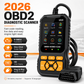 🥳OFFERTA SPECIALE 2026🥳🔧 Scanner OBD2 professionale – Legge e cancella i codici di errore, i dati in tempo reale e lo stato di conformità I/M. Funziona su auto dal 1996 in poi. 🛠️✨