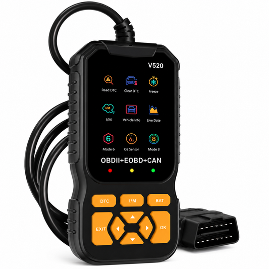 🥳OFFERTA SPECIALE 2026🥳🔧 Scanner OBD2 professionale – Legge e cancella i codici di errore, i dati in tempo reale e lo stato di conformità I/M. Funziona su auto dal 1996 in poi. 🛠️✨