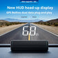 🚗 SCONTO DEL 50% ORA! Head-Up Display (HUD) con GPS – velocità esatta in km/h – tachimetro digitale, bussola e allarme di superamento della velocità – plug & play per tutti i veicoli 📊✨