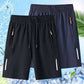 🔥 Vendita calda 70% di sconto 🥰  Shorts estivi elastici da uomo 💎 Tasche traspiranti, con cerniera e stretch fit 🩳❄️