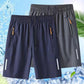 🔥 Vendita calda 70% di sconto 🥰  Shorts estivi elastici da uomo 💎 Tasche traspiranti, con cerniera e stretch fit 🩳❄️