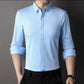 Camicia da uomo senza pieghe con bottoni