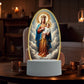 Luce notturna LED acrilica ispiratrice basata sulla fede