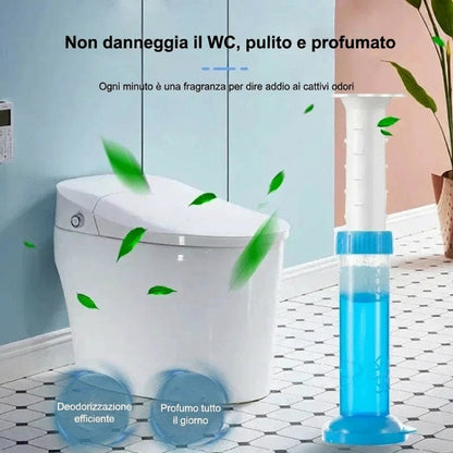 🔥Gel detergente per WC con profumo floreale, deodorante e disinfettante