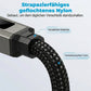 🔌 Cavo di ricarica 4 in 1 con display digitale e portachiavi – Funzione di ricarica rapida, resistente alle piegature e compatto