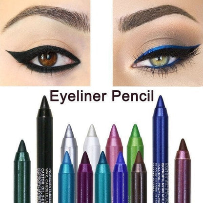 📢Compra 1 ricevi 1 in omaggio💕Matita eyeliner waterproof a lunga tenuta, cosmetici per il trucco degli occhi di tendenza