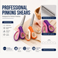 🔥SALDI CALDI 50% DI SCONTO🎁✂️ Forbici a zig‑zag – Acciaio inox, manici ergonomici imbottiti – Perfette per cucito, trapunte e scrapbooking! 🧵💨