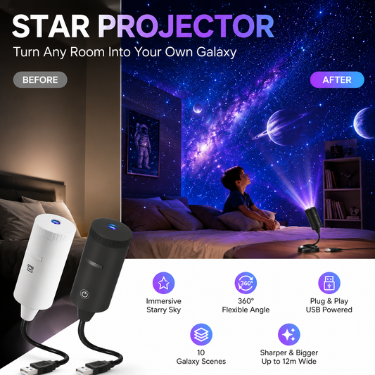 📢Acquista 2 Sconto del 20%💕Proiettore di stelle HD Plug-and-Play